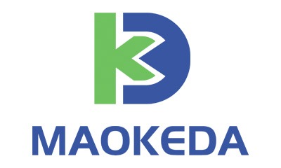 MAOKEDA blue and green logo